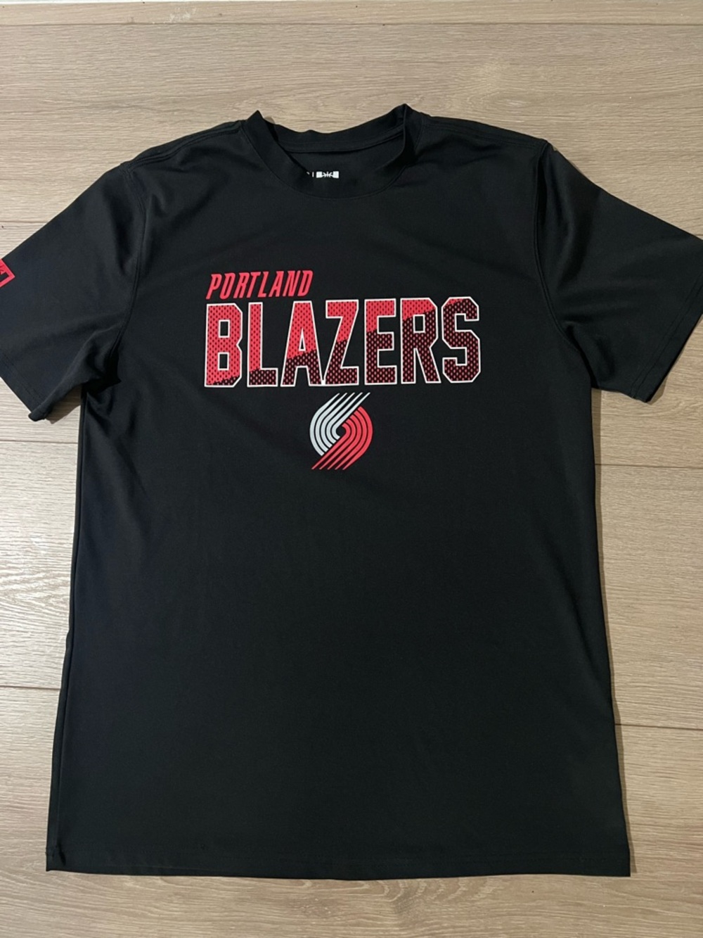 Portland Blazers Black Net Dri Fit T Shirt Size Large NBA Basketball